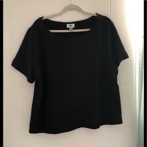 🌷Short sleeve black sweater